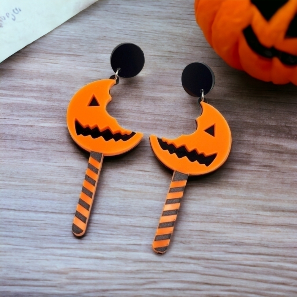 Trick 'r Treat Sam Lollipop Earrings